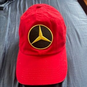 Red Mercedes Adjustable Cap